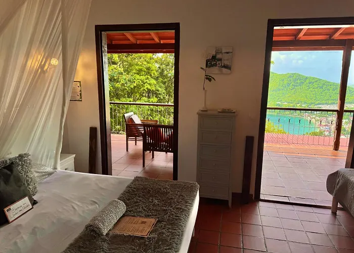 Hôtel avec vue: Au Jardin Des Colibris Ecolodge&Spa
